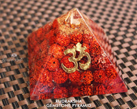 Om Rudraksha EMF Pyramids.