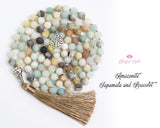 Amazonite Beads Japa Mala & Bracelet