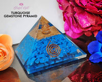 Turquoise EMF Pyramids.