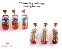 7 Chakra Orgone Healing Pendant - www.blissfulagate.com