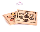 7 Chakra Reiki Stones Wooden Box Set - www.blissfulagate.com