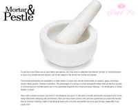 Ceramic Mortar And Pestle - www.blissfulagate.com