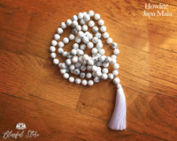 Howlite 108 Beads Japa Mala With Buddha Charm