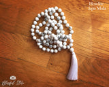 Howlite 108 Beads Japa Mala With Buddha Charm