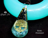 Turquoise Reiki Pendant. - www.blissfulagate.com