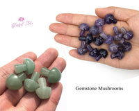 Gemstone Mushrooms - www.blissfulagate.com