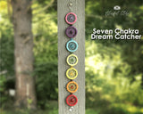 Seven Chakra Dream Catcher Wall Hanging