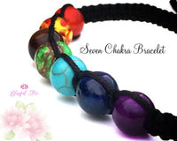 Seven Chakra Bracelet ( Adjustable )