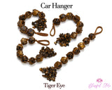 Tiger Eye Tumbled Stone Hanging Ornament