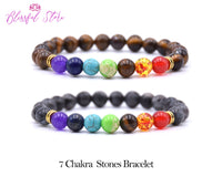 Seven Chakra Beads Gemstone Bracelet