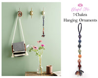 Seven Chakra Stones Sphere Hanging Ornament