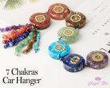 7 Chakra Hanging Ornaments - www.blissfulagate.com