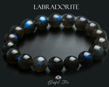 Graded Labradorite Bead bracelet,