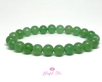 Genuine Natural Green Aventurine Beaded Bracelet