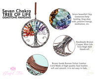 Seven Chakra Tree of Life Wall Hanging