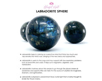 Labradorite Sphere. - www.blissfulagate.com