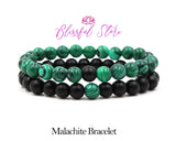 Malachite Matte Mix Bracelets