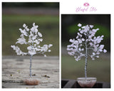 Clear Quartz Gemstone Bonsai Tree - www.blissfulagate.com