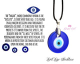 Evil Eye Charm Necklace.