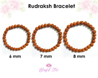 Genuine Shiva Rudraksh Healing  Bracelet 6mm/8mm/10mm Beads