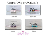 Seven Chakra Gemstone Chipstone Bracelet - www.blissfulagate.com