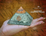 Amazonite Orgonite EMF Pyramid.