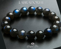 Graded Labradorite Bead bracelet,