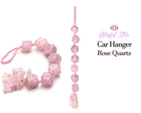 Rose Quartz Tumbled Stone Hanging Ornament