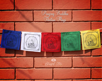 Praying Buddha Tibetan Flags