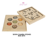 Seven Chakra Engraved Gemstones Box Set. - www.blissfulagate.com