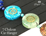 7 Chakra Hanging Ornaments - www.blissfulagate.com