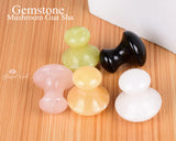 Gemstone Mushroom Gua Sha - www.blissfulagate.com