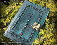 Gemstone Leather Book { Dairy } - www.blissfulagate.com