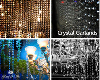 Crystal Chandelier Garlands Strands - www.blissfulagate.com