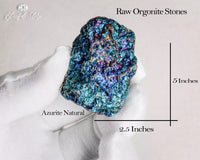 Azurite Raw Natural Stones Set - www.blissfulagate.com