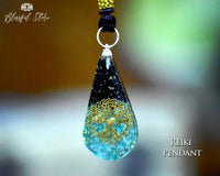 Turquoise Reiki Pendant. - www.blissfulagate.com