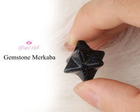 Gemstone Merkaba Star Stones - www.blissfulagate.com