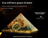 Eye of Horus Tiger Eye Crystal Gemstone EMF Pyramids.