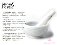 Ceramic Mortar And Pestle - www.blissfulagate.com