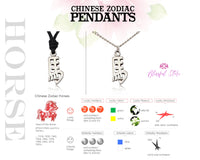 Chinese Zodiac Signs Pendants - www.blissfulagate.com