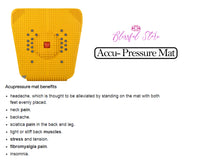 Foot Massage Accu - Pressure Mat - www.blissfulagate.com