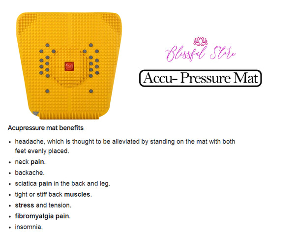 Foot Massage Accu - Pressure Mat - www.blissfulagate.com