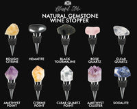 Gemstones Wine Stopper - www.blissfulagate.com