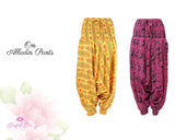 Printed Om Harem Pants Cotton AumPrinted Pants Harem Aladdin Pants Printed Harems Boho Pants Om Printed Pants