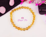 Genuine Natural Citrine Beaded Bracelet