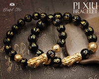 Genuine Black Obsidian Pi Xiu Grade AAA Bracelet