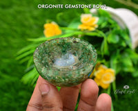 Orgonite Lapis Lazuli Gemstone Bowl. - www.blissfulagate.com