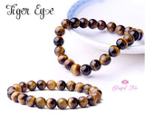 Genuine Tiger Eye 8mm Beads Bracelet