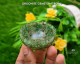 Orgonite Amethyst Gemstone Bowl. - www.blissfulagate.com