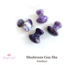 Amethyst Mushroom Gua Sha - www.blissfulagate.com